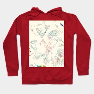 Mermaid into the deep ocean Hoodie